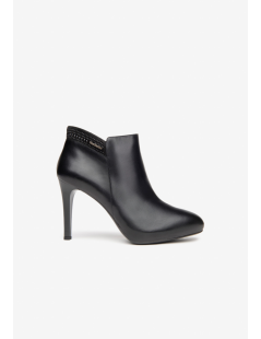 Nero Giardini Tronchetto Filoforma Plateau Tacco Strass Nero