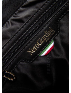 Nero Giardini Shopper Rettangolare a Spalla Logato Taupe Nero
