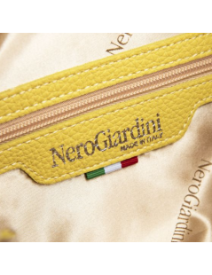 Nero Giardini Postina Rettangolare Mini Tracolla Manico Cerniera Lime