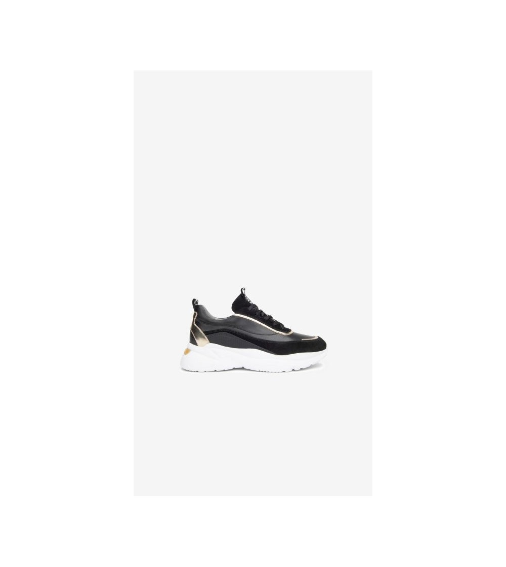 Nero Giardini Sneakers Sport Fil Fondo Alto Pelle Nero
