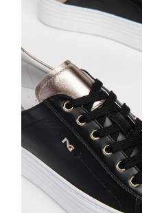 Nero Giardini Sneakers Cassetta Alto Tallone Borchie Nero