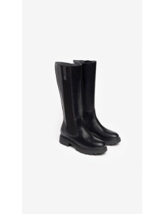 Nero Giardini Stivale 4/4 Polpaccio Elastico Zip Pelle Nero