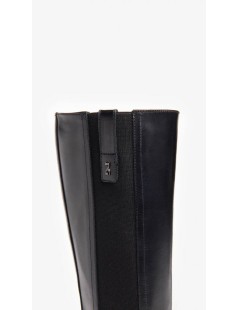 Nero Giardini Stivale 4/4 Polpaccio Elastico Zip Pelle Nero
