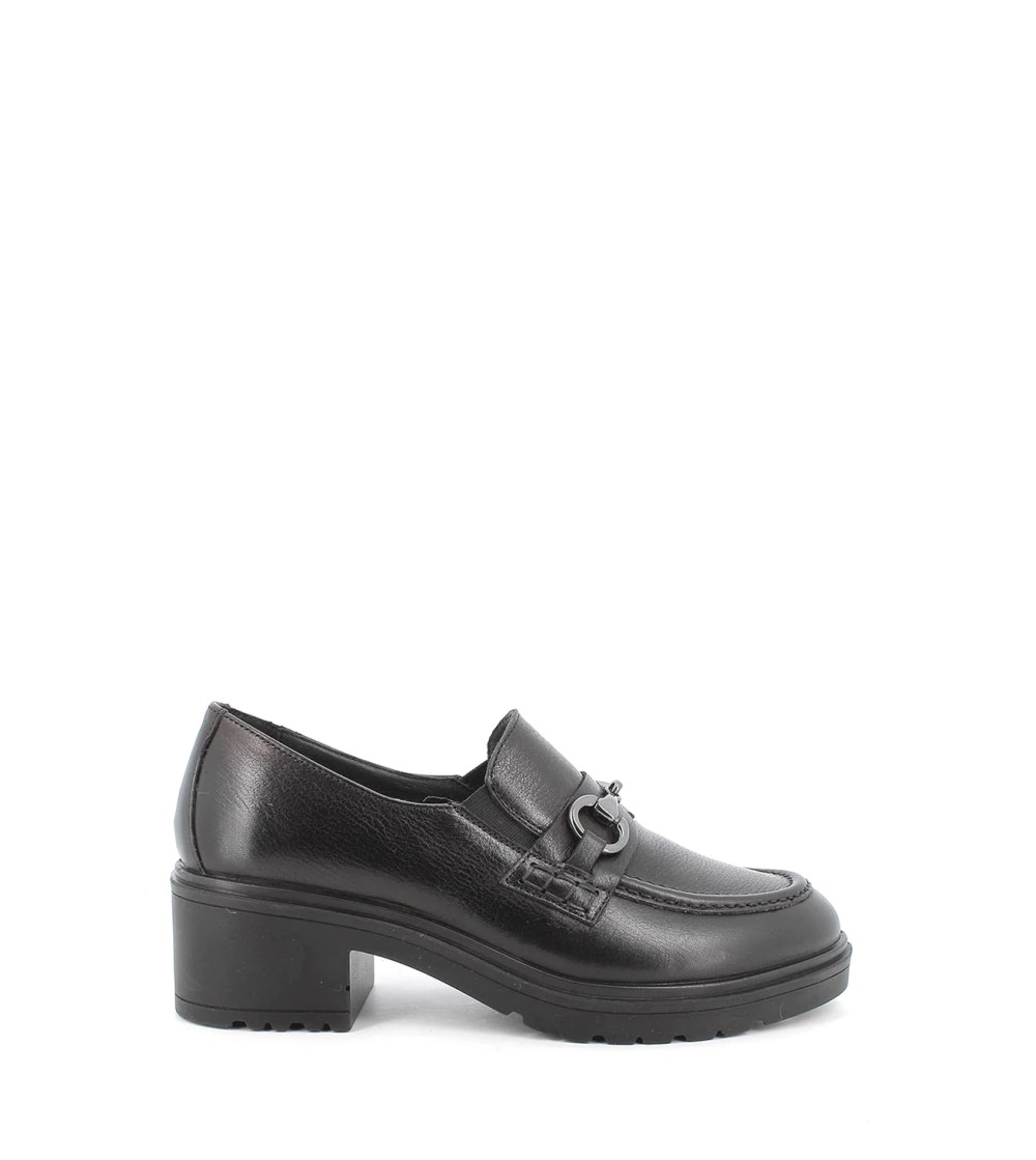IGI &Co Mocassino Morsetto Vaschetta Tacco Medio Nero