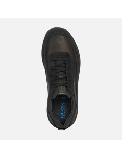 Geox Sneakers Uomo Spherica Multi Camoscio Pelle Nero