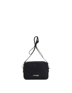 CAFèNOIR Bandoliera Camera Bag a Tracolla Logato Nero