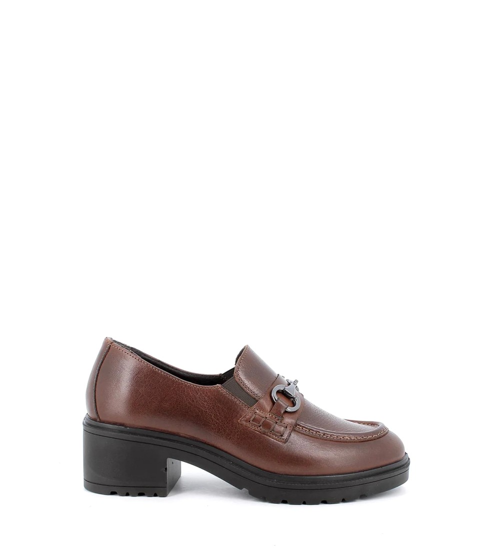 IGI &Co Mocassino Morsetto Vaschetta Tacco Medio Cuoio