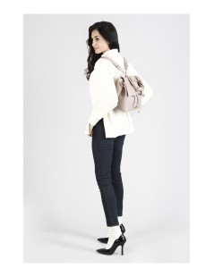 CAFèNOIR Zainetto con Manico Pieghe Morbide Beige