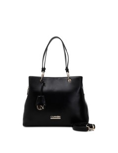 CAFèNOIR Shopping Anelli Ovali e Charm Cerniera Nero