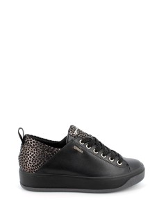 IGI &Co Sneakers Cassetta Media Tallone Animalier Nero