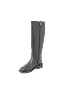 Francesco Brunelli Stivale 4/4 Polpaccio Cavallerizza Zip Nero