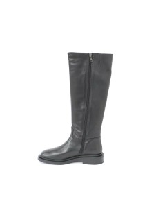 Francesco Brunelli Stivale 4/4 Polpaccio Cavallerizza Zip Nero