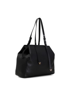 CafèNoir Shopping Ampia Moschettone 2 Manici Nero