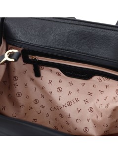 CafèNoir Shopping Ampia Moschettone 2 Manici Nero
