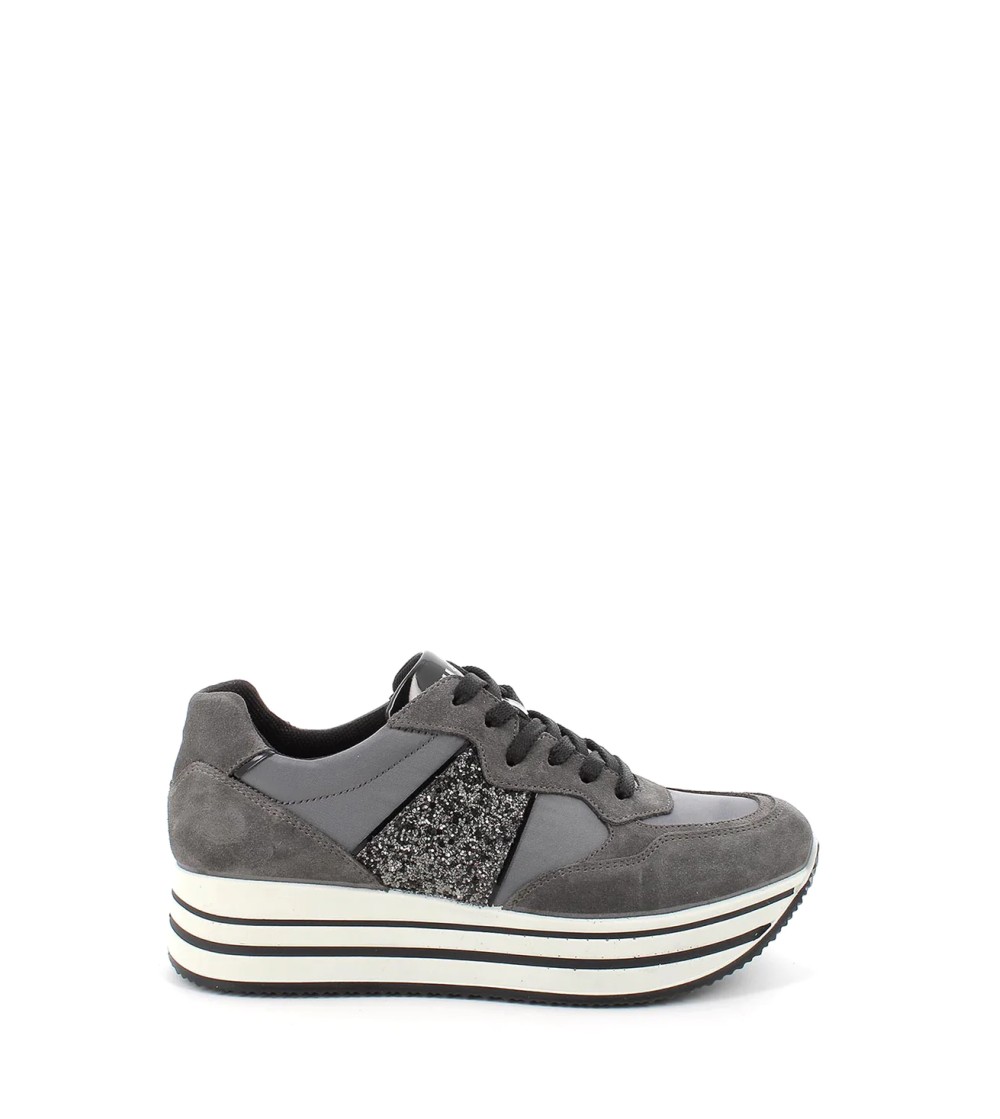 IGI &Co Sneakers Hoga Fascia Glitter Grigio