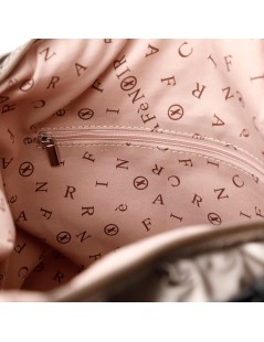 CafèNoir Sacca Imbottita Nylon Manico Bronzo