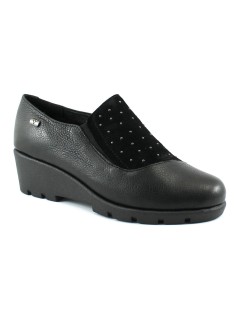 Valleverde Mocassino Slipon Trasversale Borchiette Nero