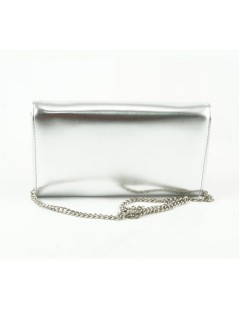 Valleverde Pochette Elegante Cornicetta Laminato Argento