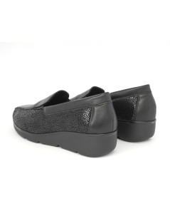 Susimoda Slipon Zeppa Media con Elastici Nero