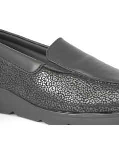 Susimoda Slipon Zeppa Media con Elastici Nero