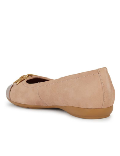 Geox ANNYTAH Ballerina Punta Vernice Accessorio Catena Nude