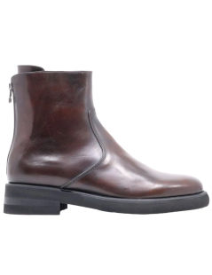 Triver Flight Tronchetto Liscio Cerniera Posteriore Testa di Moro