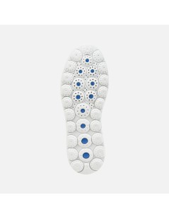 Geox Sneakers Spherica Fondo Medio Colletto Oro Bianco