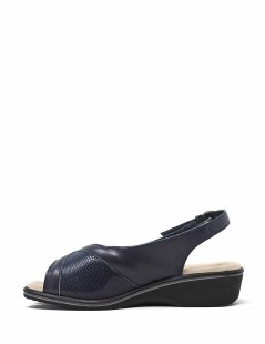 Susimoda Sandalo Comfort Velcro Elastic Memory Blu