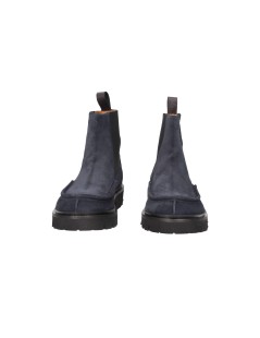 Rogal's Beatles Uomo con Vaschetta Fondo Carro Camoscio Blu