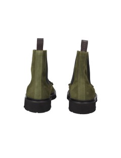 Rogal's Beatles Uomo con Vaschetta Fondo Carro Camoscio Militare