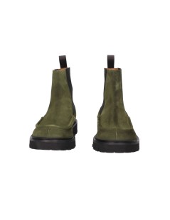 Rogal's Beatles Uomo con Vaschetta Fondo Carro Camoscio Militare