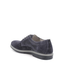 IGI &Co Stringata Derby Traforata Fondo Gomma Bicolore Blu