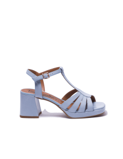 Le Gazzelle Sandalo Tacco Medio Plateau Fascette T Cielo