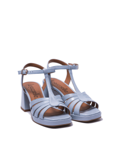 Le Gazzelle Sandalo Tacco Medio Plateau Fascette T Cielo
