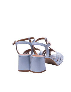 Le Gazzelle Sandalo Tacco Medio Plateau Fascette T Cielo