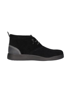 Hey Dude Polacchine Uomo Jo Suede Laccio Elastico Jet Nero