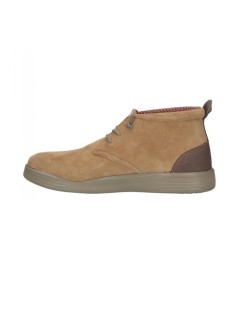 Hey Dude Polacchine Uomo Jo Suede Laccio Elastico Cognac