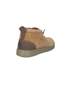 Hey Dude Polacchine Uomo Jo Suede Laccio Elastico Cognac