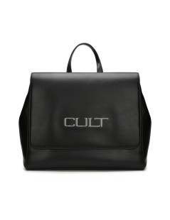 Cult Zaino Logo su Patta Chiusura Calamite Nero