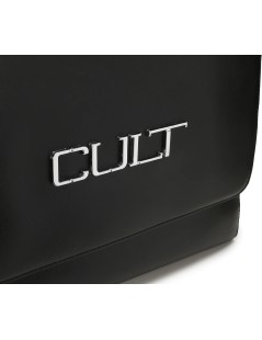 Cult Zaino Logo su Patta Chiusura Calamite Nero