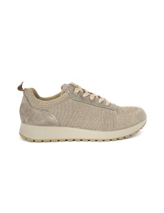 Ara Shoes Sneakers Uomo Memory Tessuto Camoscio Beige