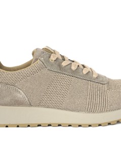 Ara Shoes Sneakers Uomo Memory Tessuto Camoscio Beige