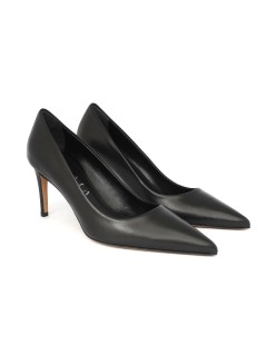 Aglaja Decollette Punta con Tacco Spillo Nappa Nero