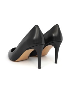Aglaja Decollette Punta con Tacco Spillo Nappa Nero