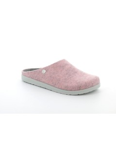 Grunland Ciabatta Donna Plantare Estraibile Feltro Cipria