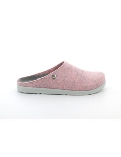 Grunland Ciabatta Donna Plantare Estraibile Feltro Cipria