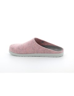 Grunland Ciabatta Donna Plantare Estraibile Feltro Cipria