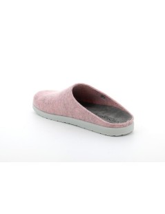 Grunland Ciabatta Donna Plantare Estraibile Feltro Cipria