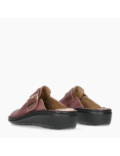 Grunland Ciabatta Donna Plantare Estraibile Pelle Vinaccia