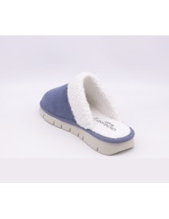 Grunland Ciabatta Zeppa Media fascia Eco Lanetta Jeans